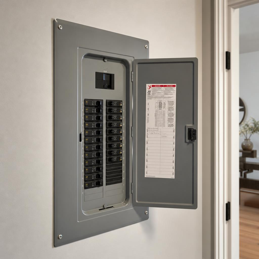 Electrical services being performed