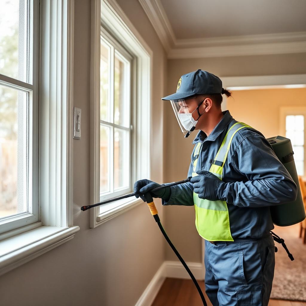 Pest Control services being performed